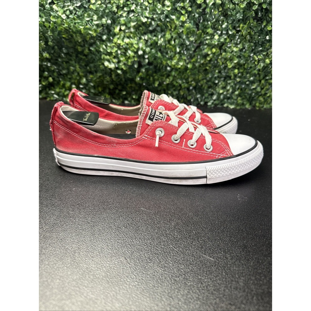 Converse Chuck Taylor All Star Shoreline Red Women's Shoes Sneakers 9.5 - Picture 4 of 9